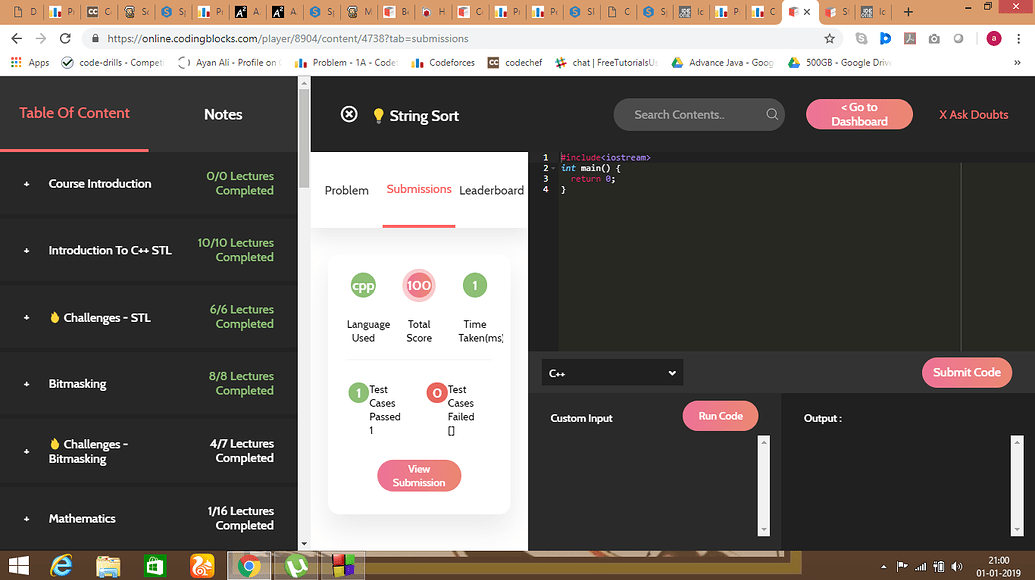 Stl string sort Competitive Programming Coding Blocks Discussion Forum