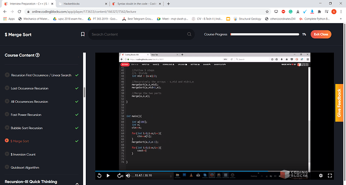Interview Preparation - C   _ $ Arrays in C   Introduction - Google Chrome 11_28_2020 11_08_00 PM