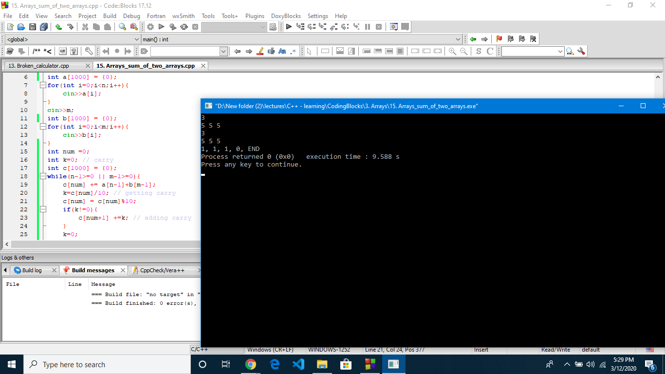 3 out of 4 test cases r passing - 💡-arrays-sum-of-two-arrays