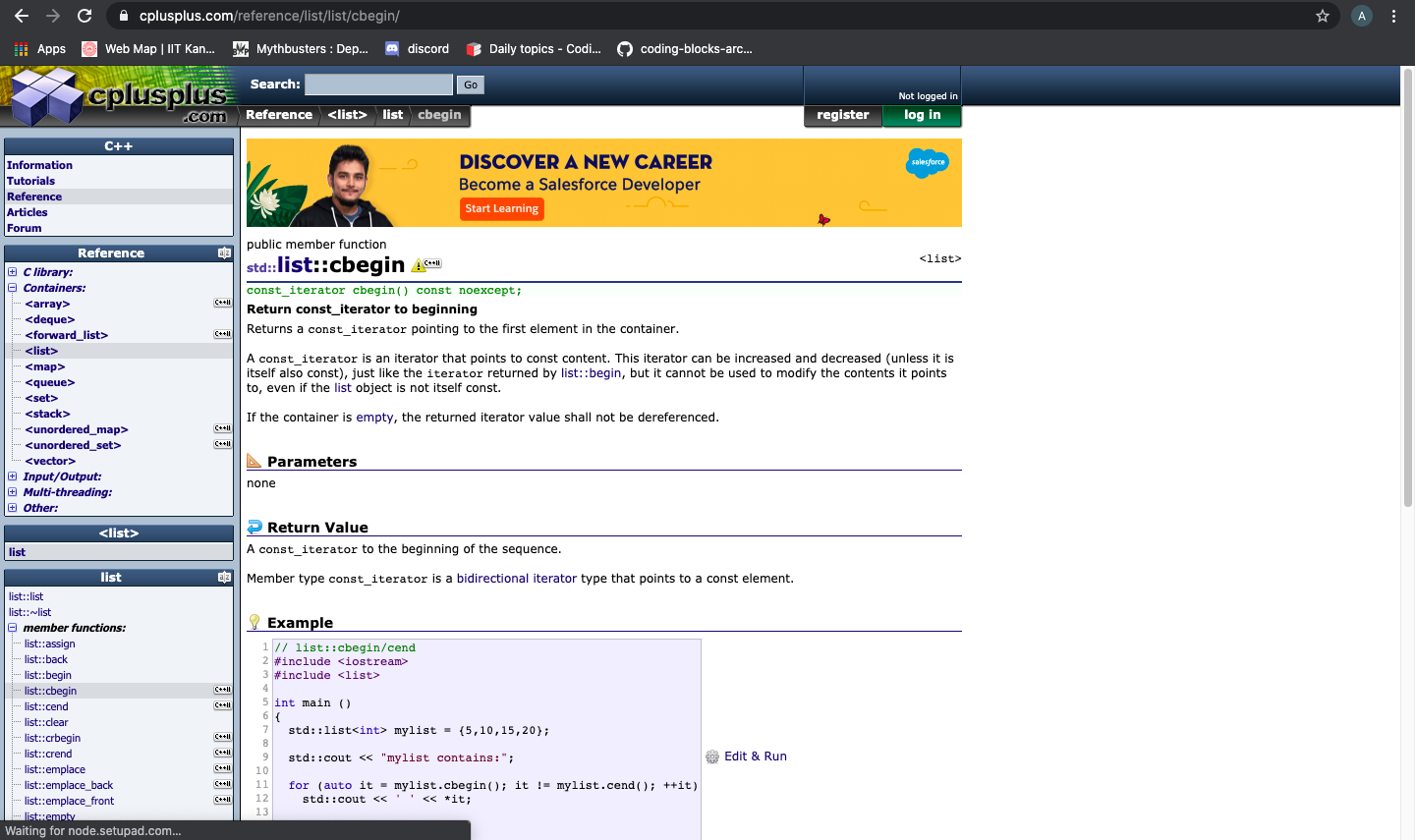 Difference Between Begin And Cbegin Coding Blocks Discussion Forum